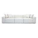 Mindy 115" Performance Chenille Basketweave Modular Sofa