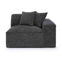 Mindy Performance Chenille Basketweave Modular Corner Chair