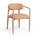 Annika Textured Contract-Grade Fabric Outdoor Dining Arm Chair