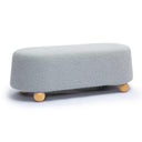 Jaine 48" Contract-Grade Faux Mohair Large Ottoman