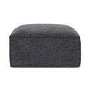 Mindy Performance Chenille Basketweave Ottoman