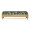 Thelma 56" Leopard Performance Jacquard Fabric Bench