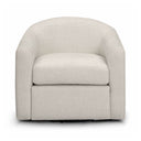 Thao Contract-Grade Basketweave Fabric Swivel Accent Chair