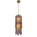 Smoke Glass Palm Chandelier Sahure