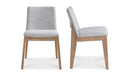 DECO OAK DINING CHAIR- SET OF TWO