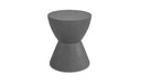 Hourglass Outdoor Stool Grey