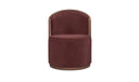 Rossi Swivel Dining Chair Berry