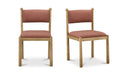 Villetta Dining Chair Deep Pink - Set Of Two