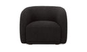 Faye Accent Chair Black Boucle