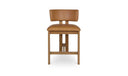 Morel Counter Stool Brown Leather