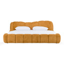Janine - Modern Camel Fabric Bed