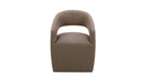 Barrow Rolling Dining Chair Soft Taupe