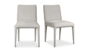 Calla Dining Chair Light Grey - Set Of Two