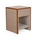 Kora 18" Cotton Jute 1-Drawer Contract-Grade Nightstand