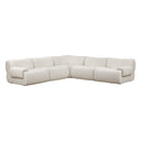 Zenith 5-Piece Contract-Grade Upcycled Fabric Modular L-Sectional