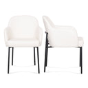 Sydney Performance Vegan Leather Armchair - Set of 2