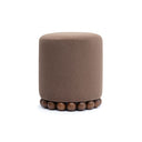 Dex Performance Vegan Mohair Ottoman