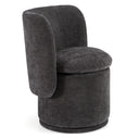 Divani Casa Norris - Modern Fabric Swivel Dining Chair