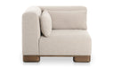 JUNE CORNER CHAIR PERFORMANCE FABRIC OATMEAL