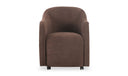 DRAVA ROLLING DINING CHAIR DARK BROWN