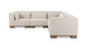 June Classic L-Shaped Modular Sectional Oatmeal