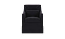 Lydia Slipcover Dining Chair Black