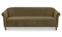 Harmony Sofa Dark Green Faux Mohair