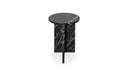GRACE ACCENT TABLE BLACK MARBLE