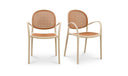Soren Outdoor Dining Chair White-Set of Two