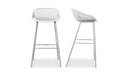 Piazza Outdoor Barstool White - Set Of Two