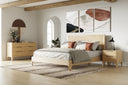 Seattle - Modern Natural Oak Bedroom Set