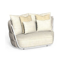 Swipe Modular Sofa Oblique End DX by Talenti, White / Warm White