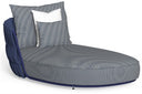 Swipe Modular Chaise DX by Talenti, Blue / Plain Blue