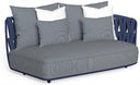 Swipe Modular Sofa End SX by Talenti, Blue / Plain Blue