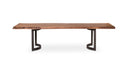 BENT DINING TABLE SMALL SMOKED