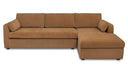 Burrow Sleeper Sectional With Storage Chaise Ginger Right