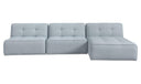 Sunseeker 3 Piece Outdoor Lounge Light Blue