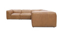 Form Classic L-Shaped Modular Sectional Sonoran Tan Leather