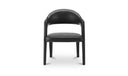 Martens Dining Chair Black Leather