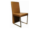 0099 Modern Gold Leatherette Dining Chair
