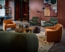 Copenhagen Olive Lounge Chair Forester by Matho Sun, view 8