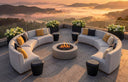 Medium Black Planter Leilani by Matho Sun, view 5