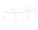 94.5" Dining Table Astara by Matho Sun, view 5