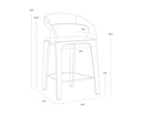 Ivanhoe Mineral Counter Stool Atika by Matho Sun, view 6