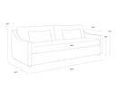 Kumo Sand Sofa Bramwell by Matho Sun, view 4