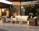 Stinson Cream Armchair Ravenna Swivel by Matho Sun, view 8