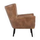 Tobacco Tan Lounge Chair Luther by Matho Sun, view 2