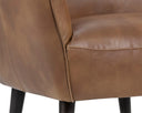 Tobacco Tan Lounge Chair Luther by Matho Sun, view 4