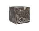 Dark Emperador Marble End Table Laros by Matho Sun