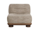 Holden Dusty Greige / Milliken Cognac Lounge Chair Tomo by Matho Sun, view 2